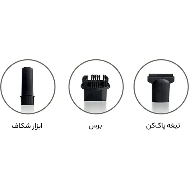 جارو شارژی دستی کنوود مدل HVP19 با باتری لیتیوم‌یونی 14.8 ولت، ظرفیت مخزن 0.5 لیتر گرد و غ 101516506