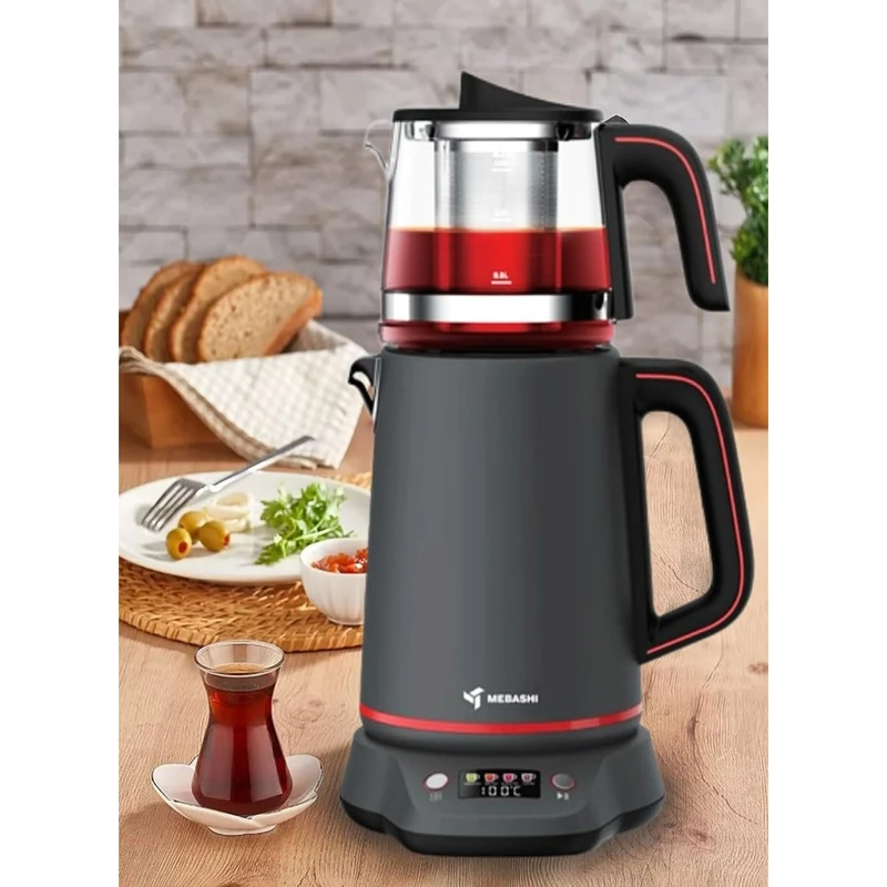 چای ساز روی هم مباشی مدل ME-TM302GR - تصویر 2